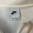 Nike Phoenix Fleece Three Quarter Sleeve Collared Cropped Sweatshirt-Large White Photo 2