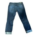 sts blue  Cuffed Cropped Blue Denim Jeans - Size 7 Photo 1