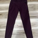 Sweaty Betty  The Power Maroon 7/8 Leggings Women’s Small Photo 1