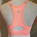 New Balance Medium Pink Sports Bra Photo 2