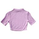 Naked Wardrobe  Ribbed Cropped Top Purple Size S Photo 3