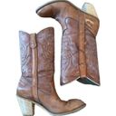 Dingo American Vintage  VINTAGE BROWN HEELED COWBOY BOOTS  size 7.5 Photo 1