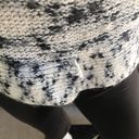 Nine West  Acrylic Wool Black Cream Sweater with Buttoned Sleeves Women's Size M Photo 4