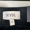 NYDJ  Not Your Daughters Jeans Women’s 12 Black Marilyn Straight Jeans New NWT Photo 1