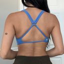 Lululemon centered energy strappy open back sports bra in blue porcelaine Photo 1