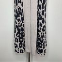 Lane Bryant  Wool Blend Leopard Sleeveless Duster Open Front Long Cardigan Photo 4