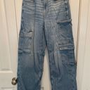 American Eagle Baggy Wide Leg Cargo Jeans Photo 0