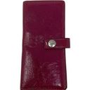 Coach  Bifold Wallet Patent Leather Dark Fuchsia Photo 0