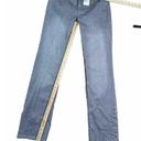 CAbi  Jeans /Style 332 Lou Lou Gray Jean Size‎ 8 Dbl Button Closure Straight Leg Photo 2