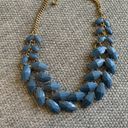 Petal Blue  Statement Necklace Photo 1