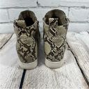 Bamboo Women's "Snakeskin" Platform Sneaker Size 8 Photo 3