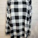 Chic Soul .Com black/white buffalo plaid long sleeve top Size 2XL Photo 0