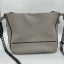 Botkier  Greige Soho Bite Size Leather Tote Bag Shoulder Chain Strap Handle Photo 4