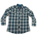 Kuhl ✨ Pearl Snap Shirt Womens Large Plaid Long Sleeve Outdoor Hiking Western ✨ Photo 5