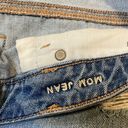 American Eagle  Light Wash Distressed Mom Jean Size 16 Long Photo 1