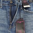 No Bo  Juniors SZ 7 Mom Jeans Cuffed Super High-Rise Stretch Pockets Distressed Photo 5