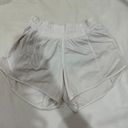 Lululemon White Hotty Hot Shorts 4” Photo 6