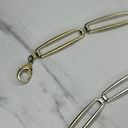 The Bar Skinny Silver and Gold Tone Metal Chain Link Belt Size Large L XL Photo 2