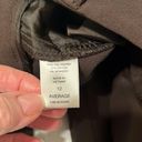 Krass&co NWOT NY& sz 12 average brown stretchy zip front pants Photo 4