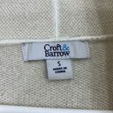 Croft & Barrow  Small White and Gold Metallic Ombré Cardigan Sweater Photo 4