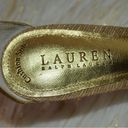 Lauren Ralph Lauren Size 10B Samantha Foot And Ankle Strap Gold Stiletto Photo 2