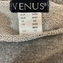 Venus  sequin french Terry sweatshirt, Women's XS raw edge gray sweatshirt Photo 3