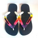 Havaianas  Rainbow Colorful Pride Strap Flip Flop Sandal Women's 7 / 8 US 39 EUR Photo 4