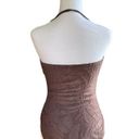 Tommy Bahama  Women’s One Piece Underwire Swimsuit Brown Velour Tropical Palmtree Photo 1