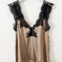 Cami NYC  The Lauren Silk Lace Tank Tan & Black Blouse Revolve Size Small S Photo 0