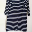 Boden USA Boden Women’s Striped 3/4 Sleeve Midi Dress Blue White Size 10 Photo 5