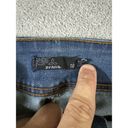 prAna  Women's Broadway Denim Skirt in Dark Wash Blue, Size 10 Photo 3