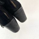 Sam Edelman  Black Suede Farrell Western Style High Cut Heeled Ankle Boots 8 Photo 10