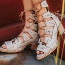 FREEBIRD by Steven  Hazel Ice Gladiator Sandals Heeled Lace Up Shoes Size 9 Photo 15