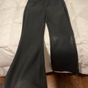 American Eagle Flare Leather Pants Photo 1