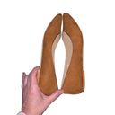 JustFab  Amanda Pointed Toe Flat Women Size 9.5 Camel Tan Flats Shoes Office Photo 4