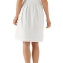 White House | Black Market WHBM Little Tulip Strapless Fit & Flare Dress White Size 12 Photo 1