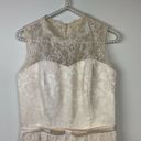 JJ's House  women's ivory lace fit flare mini dress size 4 Photo 1