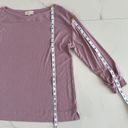 Loft Outlet Ribbed Soft Pink Boat Neck 3/4 Sleeve Top Sz Small Photo 5