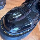 Dr. Martens  Sinclair Leopard Embossed Patent Leather Platform Boots Black Size 7 Photo 7