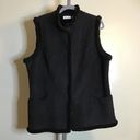 Denim & Co D&C  Women’s Faux Suede Vest with Faux Shearling Sz. Large EUC Photo 1