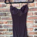 Victoria's Secret  Brown Sheer Mesh Lace Vintage Y2K Lingerie Slip Women's 36B Photo 0