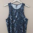 Sweaty Betty  Blue Snake Print Activate Workout Vest Top NEW Photo 0