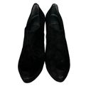 Stuart Weitzman  Black Suede Bootie Heels Photo 1