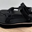 Teva  Platform Athletic Black and White Sport Strap Sandals US 9 EU 40 Like New Photo 0