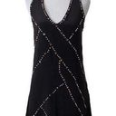 Aryn K  XS Silk beaded‎ dress Photo 0