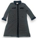 Chico's Chico’s Striped Super Tunic Black & White Stripe Duster 3/4 Sleeves Size Large Photo 1