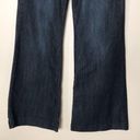 Bebe  ladies darkwash wide leg flare denim jeans size 27 Photo 3