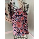 Lilly Pulitzer  Dusk Racerback Silk Top Size XXS Paisley Worth It Photo 1