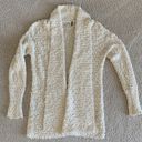 Akemi + Kin  Anthropologie Women’s Small Ivory Chunky Knit Long Cardigan‎ Sweater Photo 5