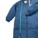 Missguided Misguided blue long puffer coat Tall LL square quilted puffer coat size 2 womens Photo 3